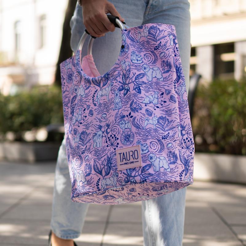 Eco Friendly Reusable Tote Bag with Aluminum Handles