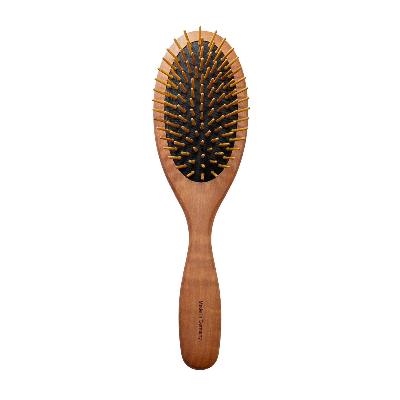 Oval Pearwood Grooming Brush with Natural Wood Pins