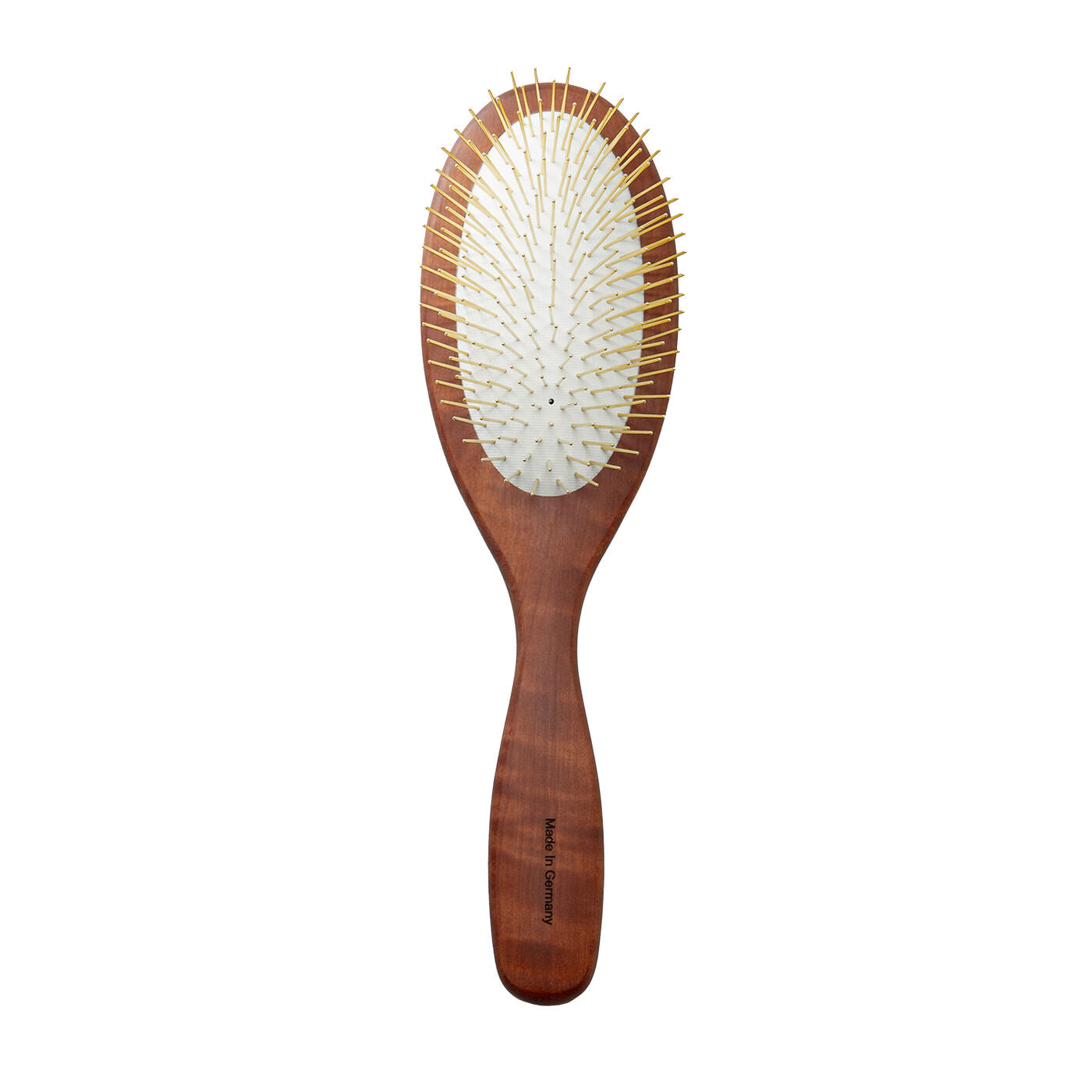 Oval Wooden Stainless Steel Pin Brush for Medium & Large Breeds