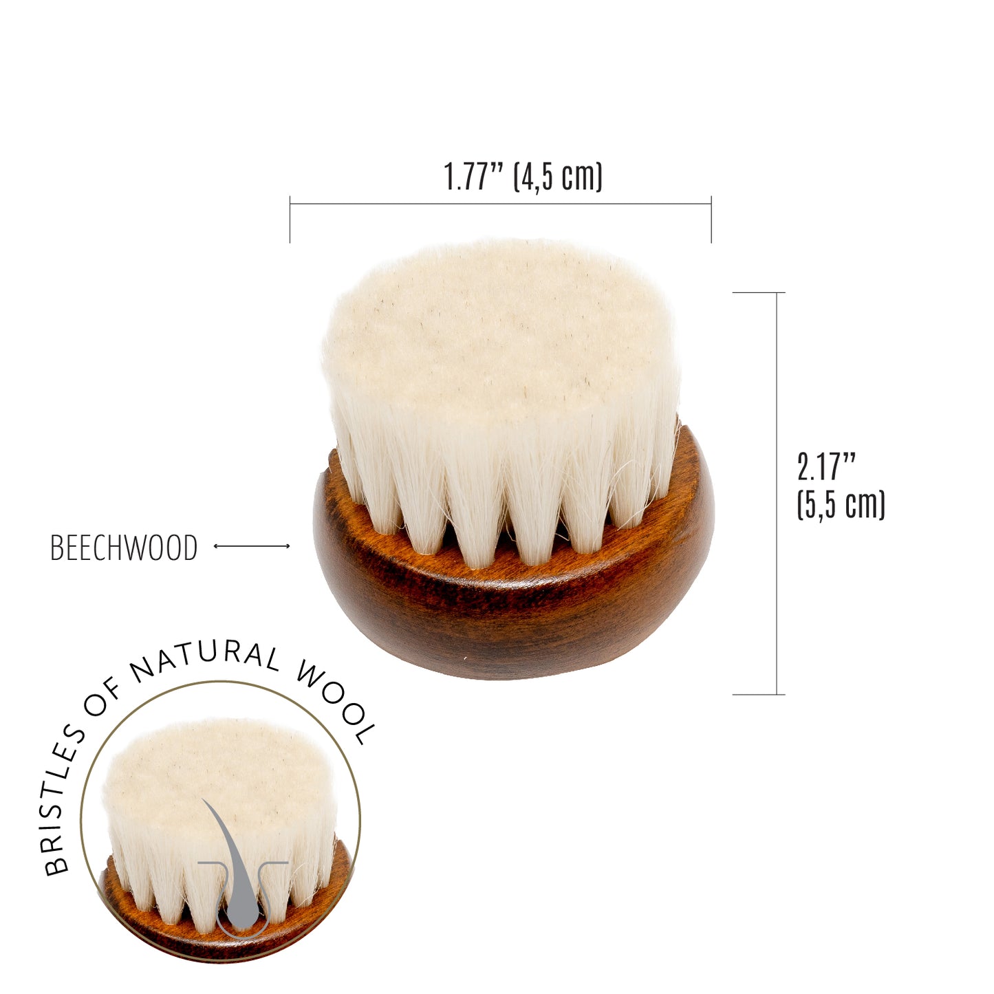 Wooden Multipurpose Powder Brush for Dogs & Cats
