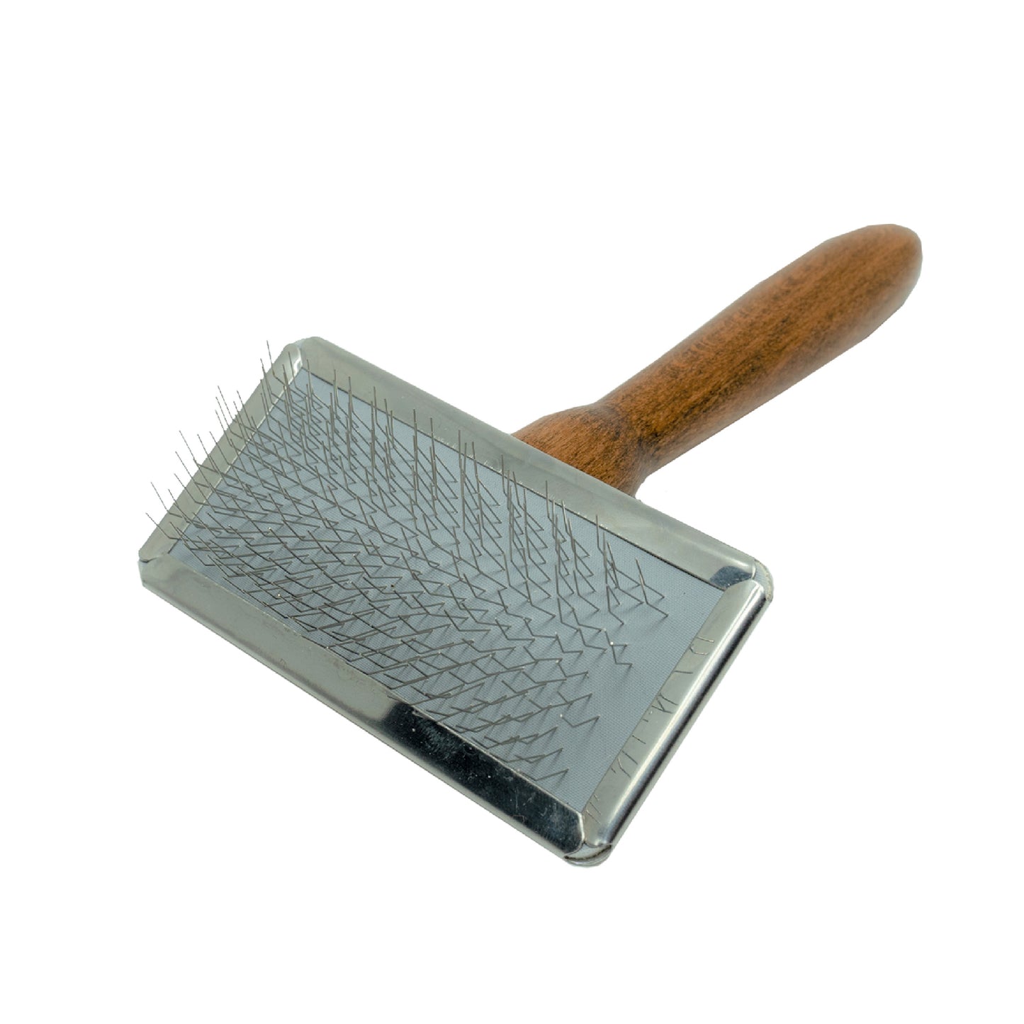 Beechwood Slicker Brush with Stainless Steel 0.4” Pins