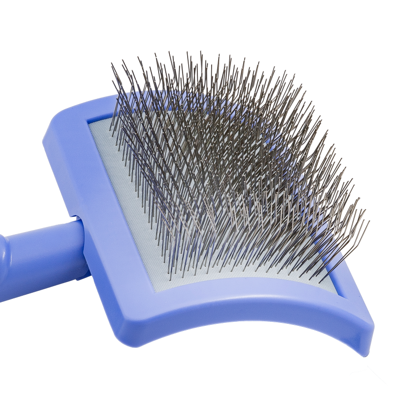 Large Curved Grooming Brush for Dense Coats