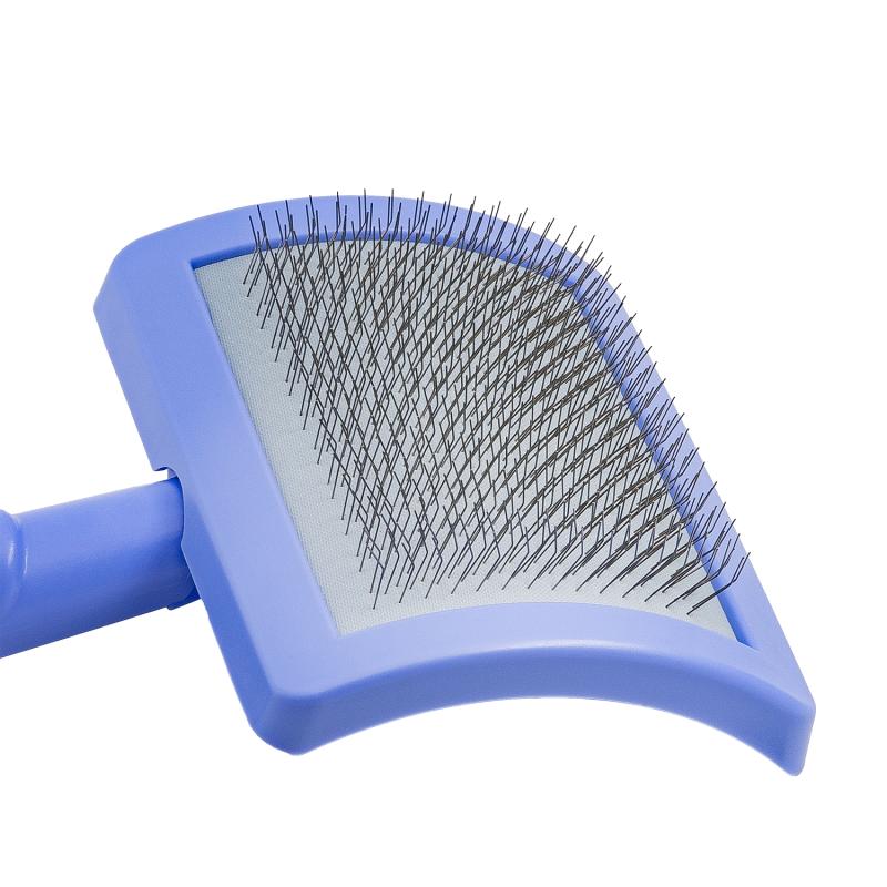 Large Curved Grooming Brush for Dense Coats