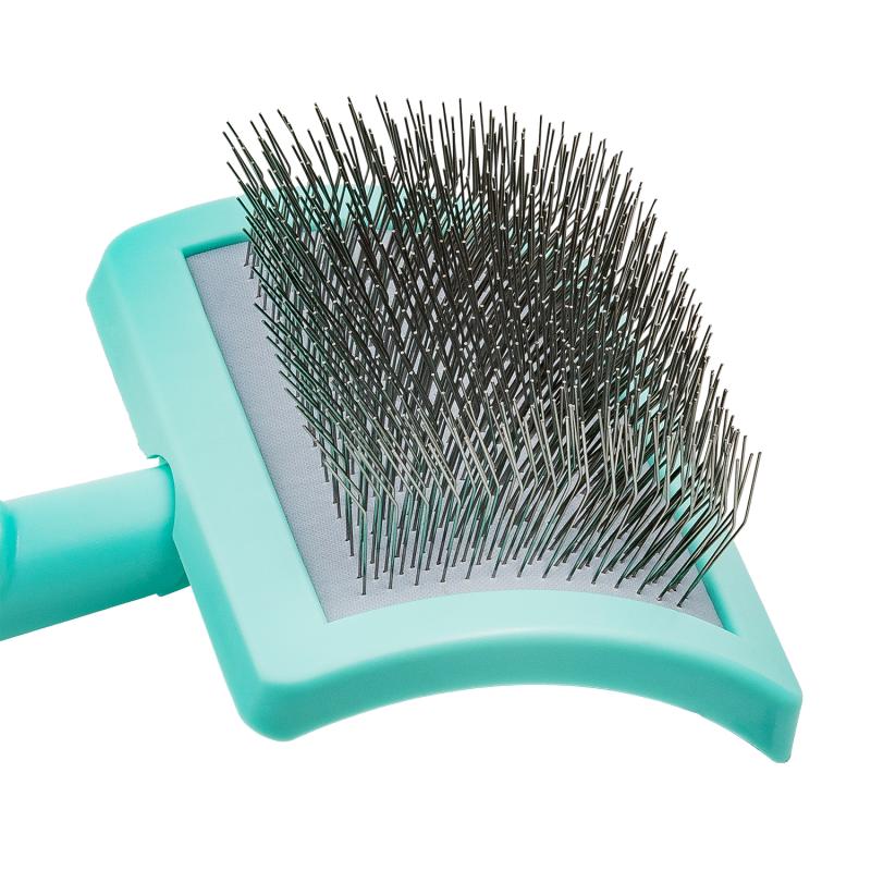 Large Curved Grooming Brush for Dense Coats