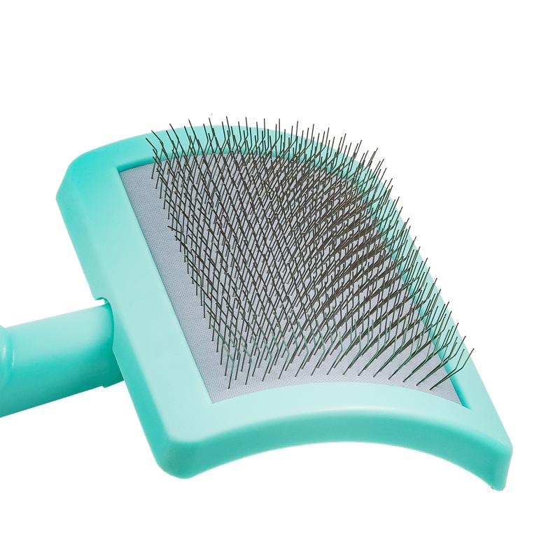 Large Curved Grooming Brush for Dense Coats