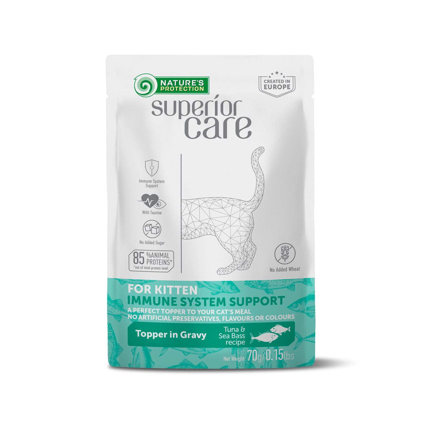 Kitten Wet Food for All Breeds with Tuna and Sea Bass