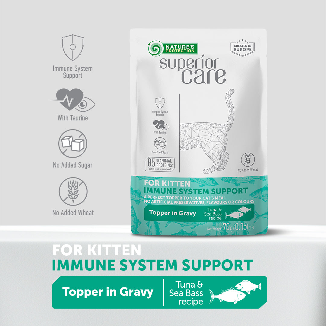 Kitten Wet Food for All Breeds with Tuna and Sea Bass