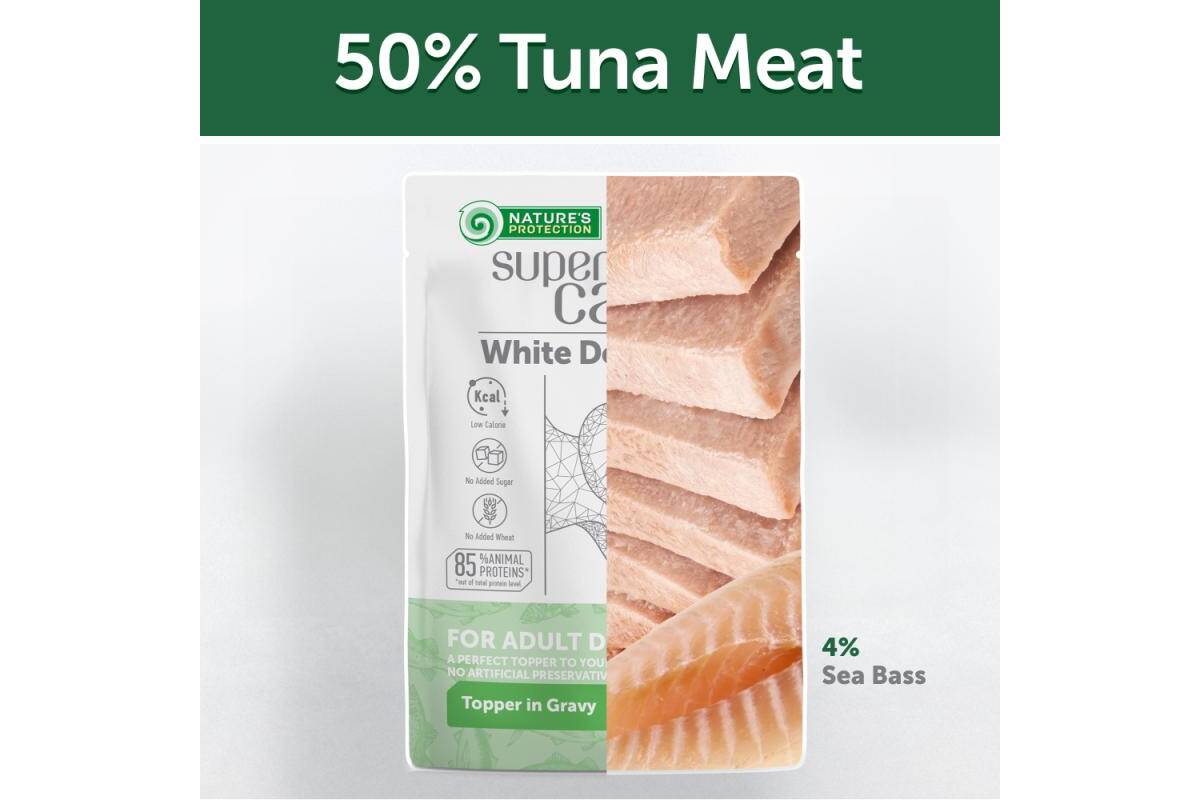 Adult Dogs Wet Food fo All Breeds with Tuna and Sea Bass 24 Pack