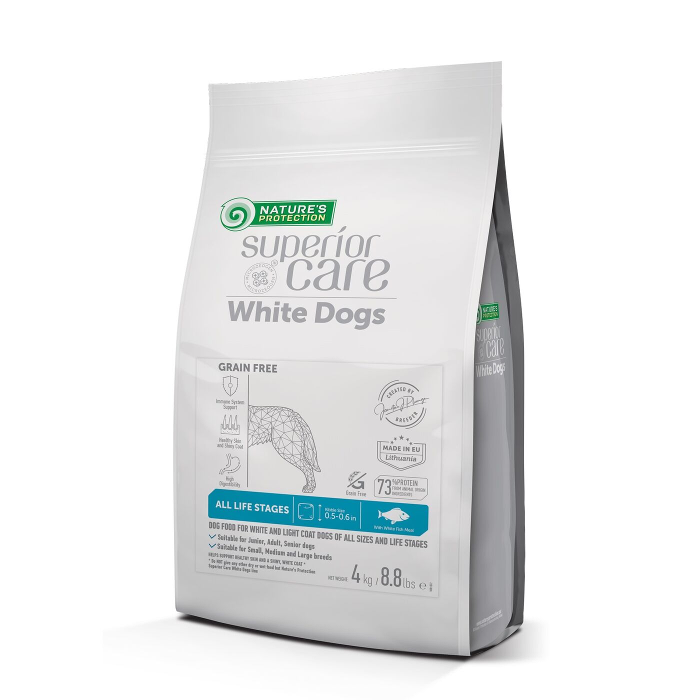 » All Life Stages Dogs Food for Light Coat All Breeds with White Fish (100% off) - Kika USA