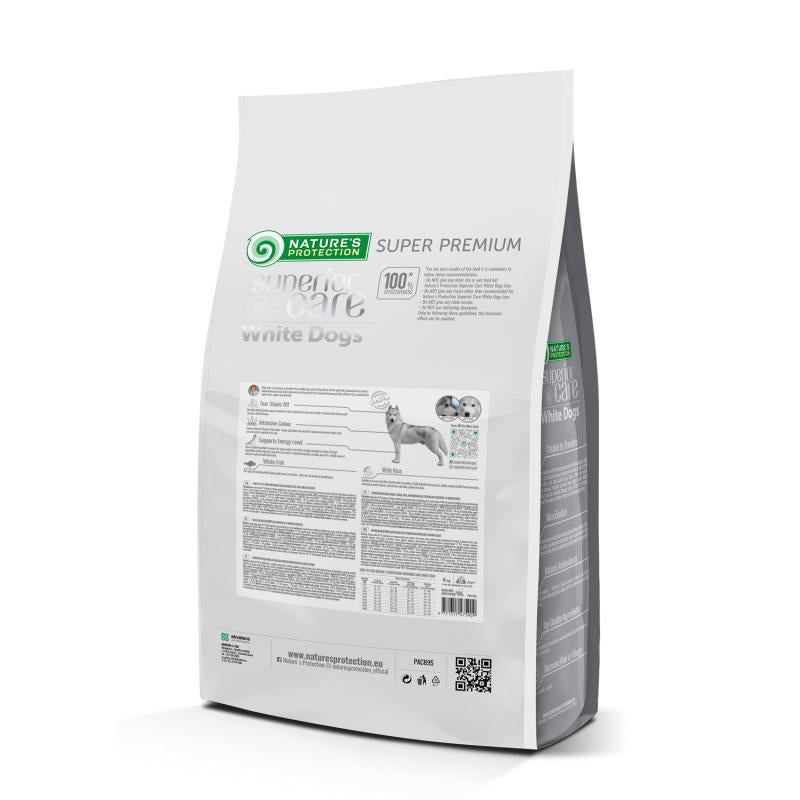 All Life Stages Dogs Food for Light Coat All Breeds with White Fish and Rice - Kika USA