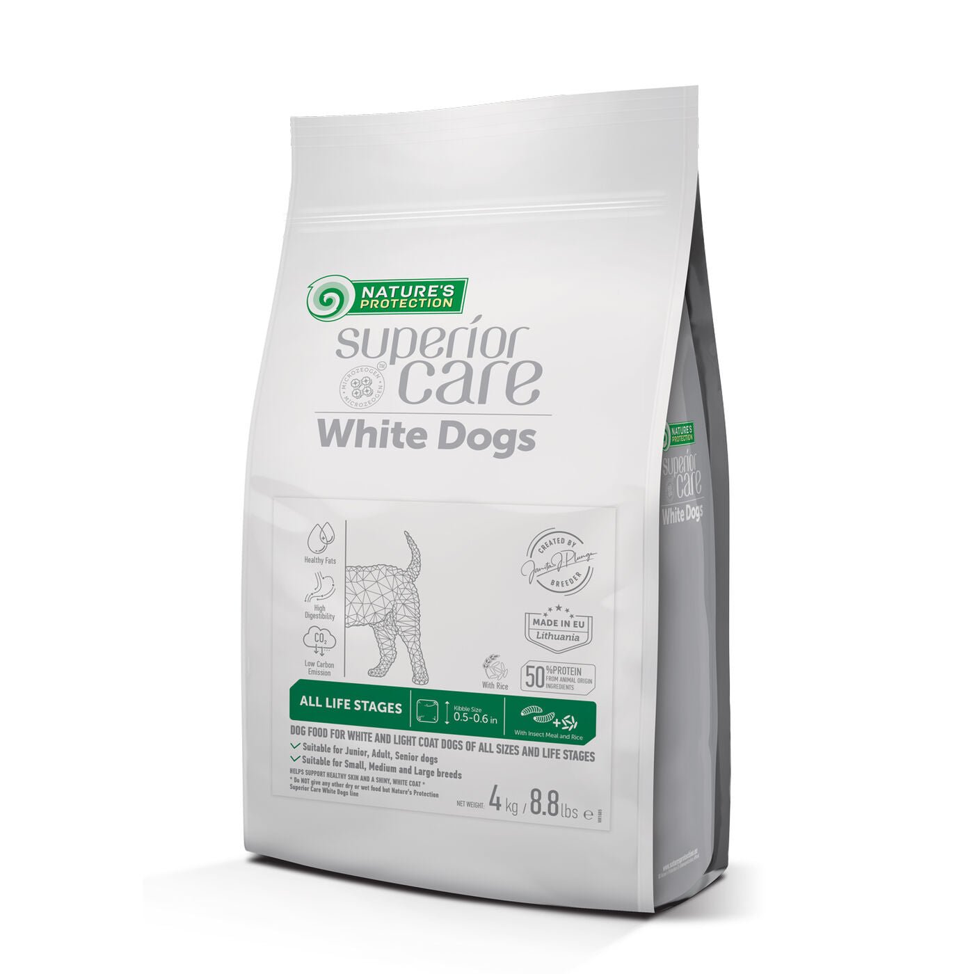 » All Life Stages Dogs Food for Light Coated All Breeds with Insect & Rice (100% off) - Kika USA