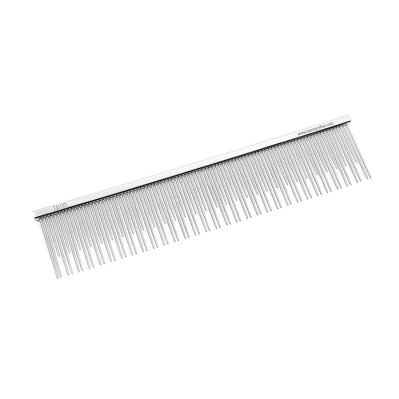 Double-Tooth Metal Grooming Comb, M, 6.5” - Kika USA