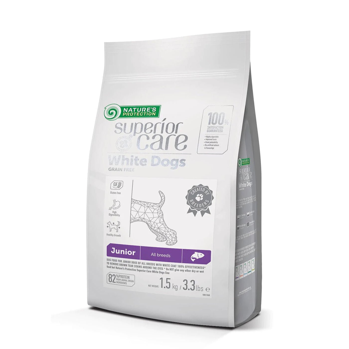 » Junior Dogs Food for Light Coat All Breeds with Salmon (100% off) - Kika USA