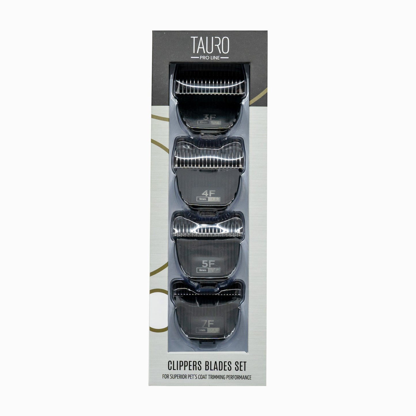 4-Piece Replacement Stainless Steel Blade Set for 909 Pet Clipper