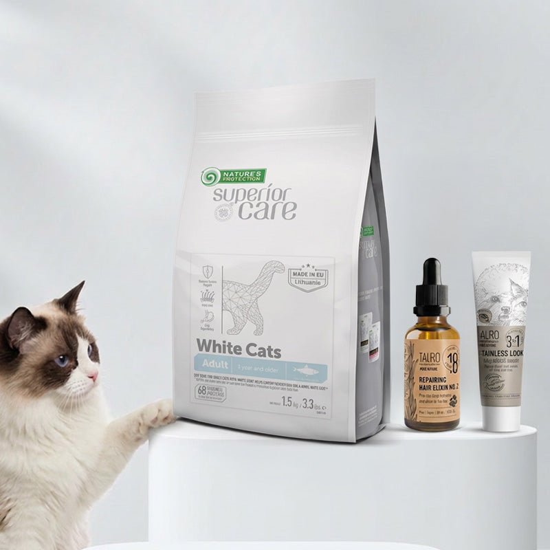 White Coat Care Bundle for Cats - Kika USA