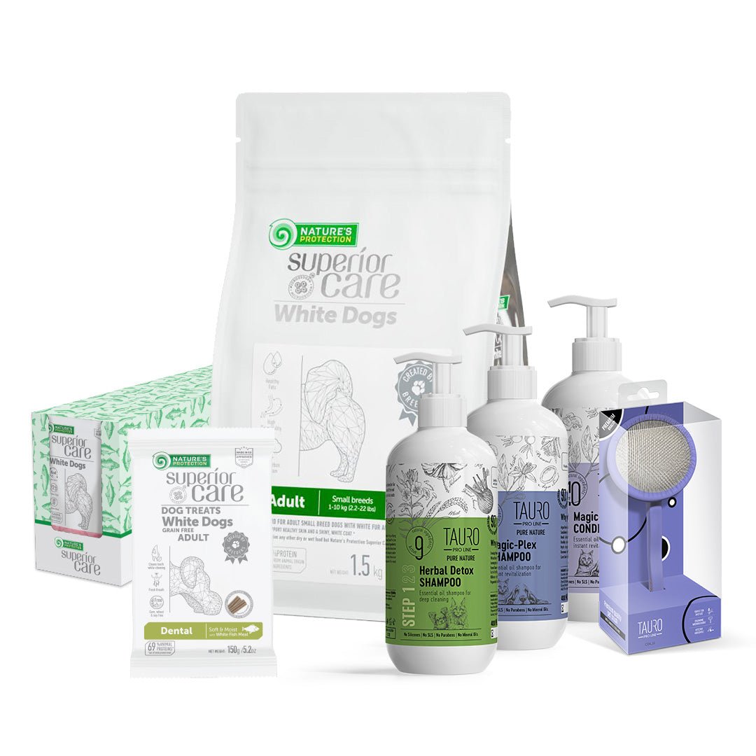 White Dog Adult Small&Mini Breeds Bundle - Kika USA SuperiorCare.Pet